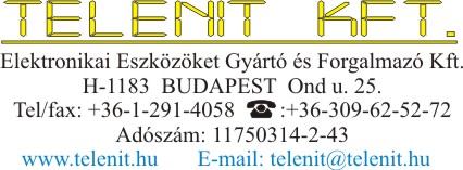 TELENIT Elektronikai Eszközöket Gyártó és Forgalmazó Kft.